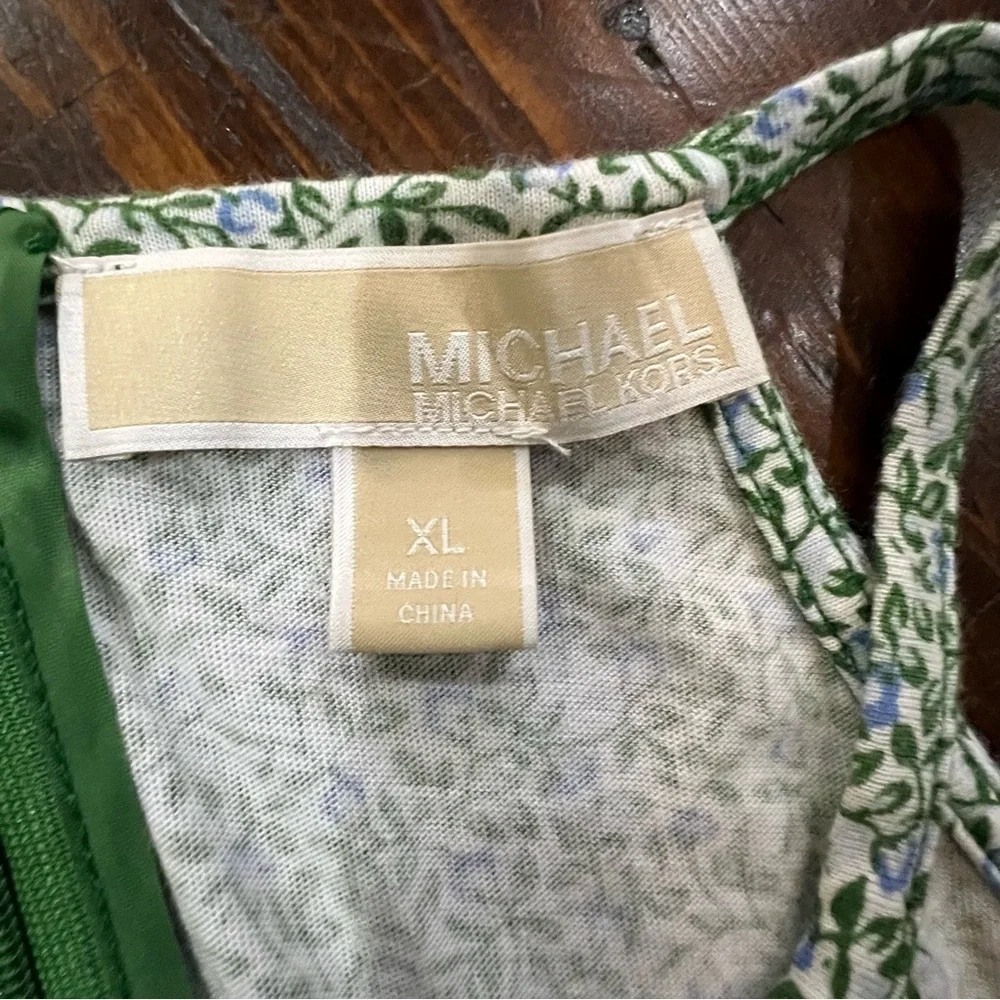 Michael Michael Kors Women's Floral Multi Color Slip Dress, Size XL MSRP$98